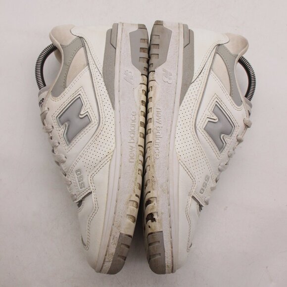 New Balance 550 Women's 9 Men's 7.5 White Grey Rain Cloud Sneakers BBW550BB - Picture 8 of 9